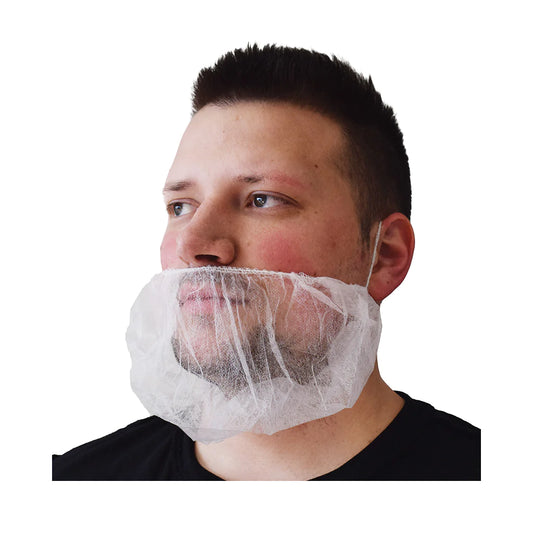 Beard Net - White (10 packs of 100)