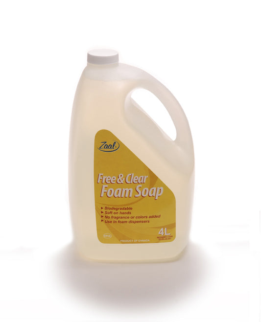 Zaal Free & Clear Foam Soap, 4L