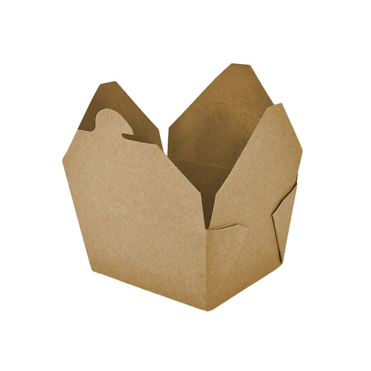 Kraft Take Out Food Containers, Brown Kraft Paper (pack of 200)