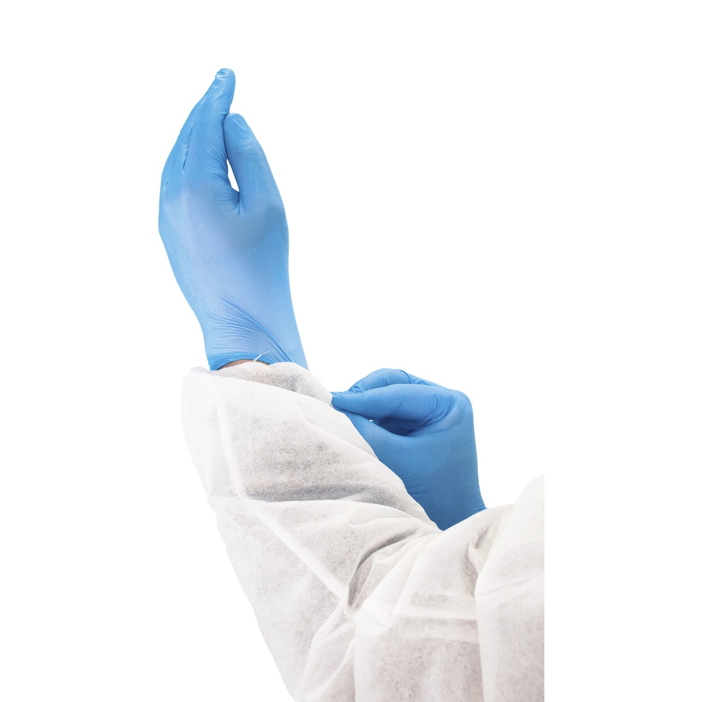 *Blue Nitrile Gloves box of 100