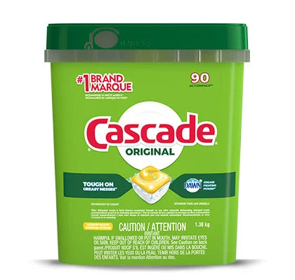 Cascade – 2 in 1 Action Pacs, Lemon (90ct)