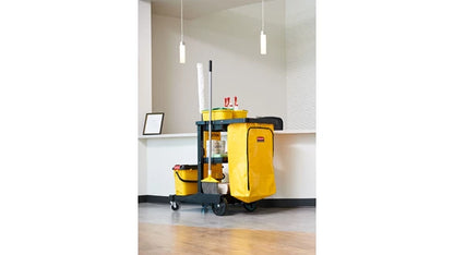 24 G Janitorial Cleaning Cart Vinyl Bag – Traditional, Yellow