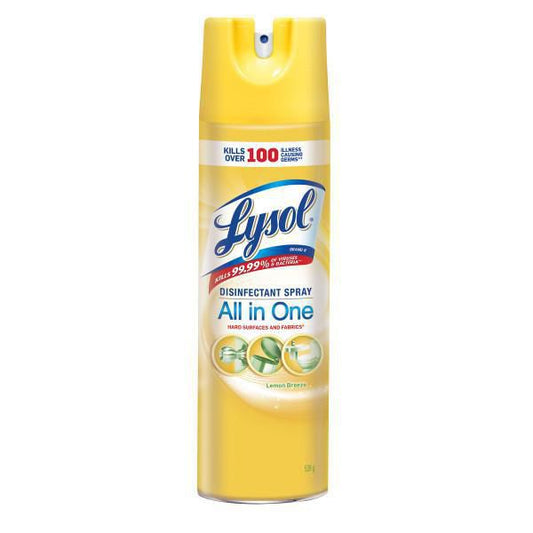 Lysol Disinfectant Spray – Lemon Breeze 350g