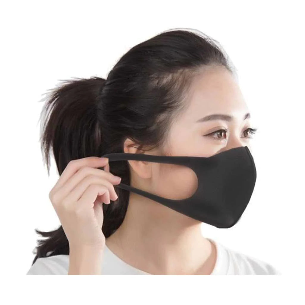 Reusable Face Mask - Black (pack of 10)