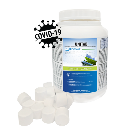 UniTab Disinfectant & Sanitizing Tablets (2 tubs per case) ***October Promo