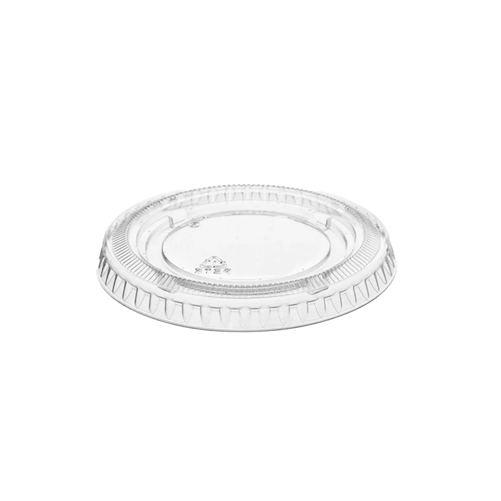 PLA Portion Cup Lids Compostable - 2 oz (2500 ct)