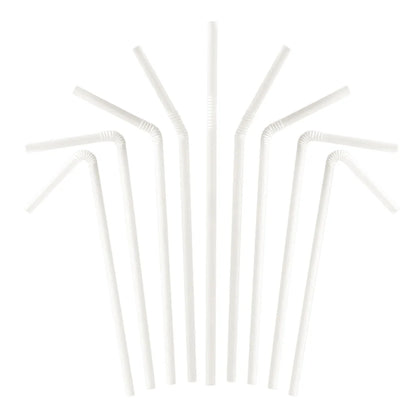 PLA Straws Compostable Wrapped - Straight or Folding (5000 ct)